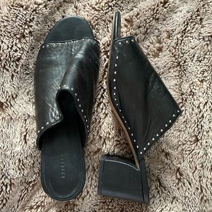 Rebecca Minkoff Black Leather Heels
